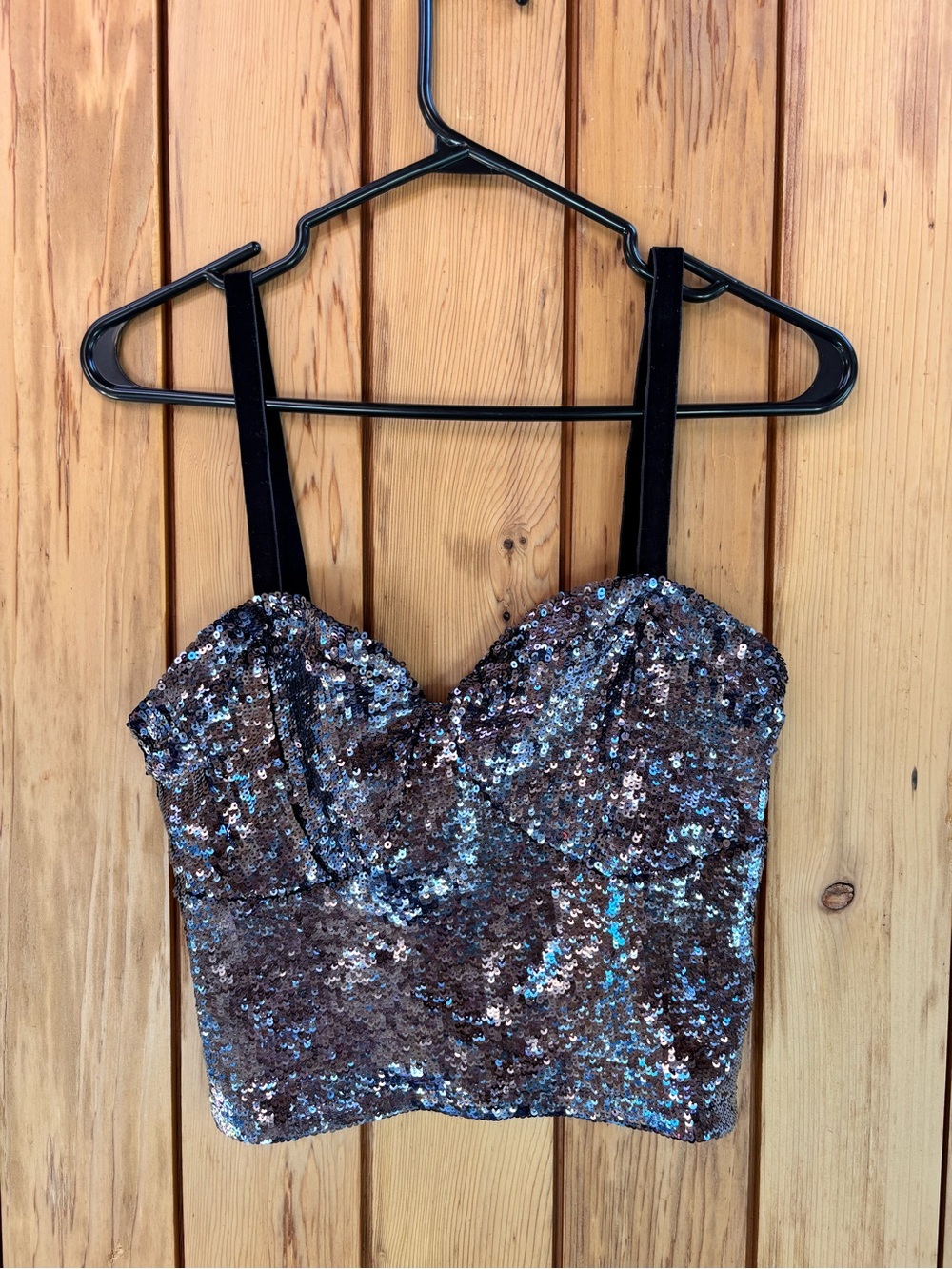 ✨ Free People Intimately "Sequin Sparkle" Corset Crop Top ✨